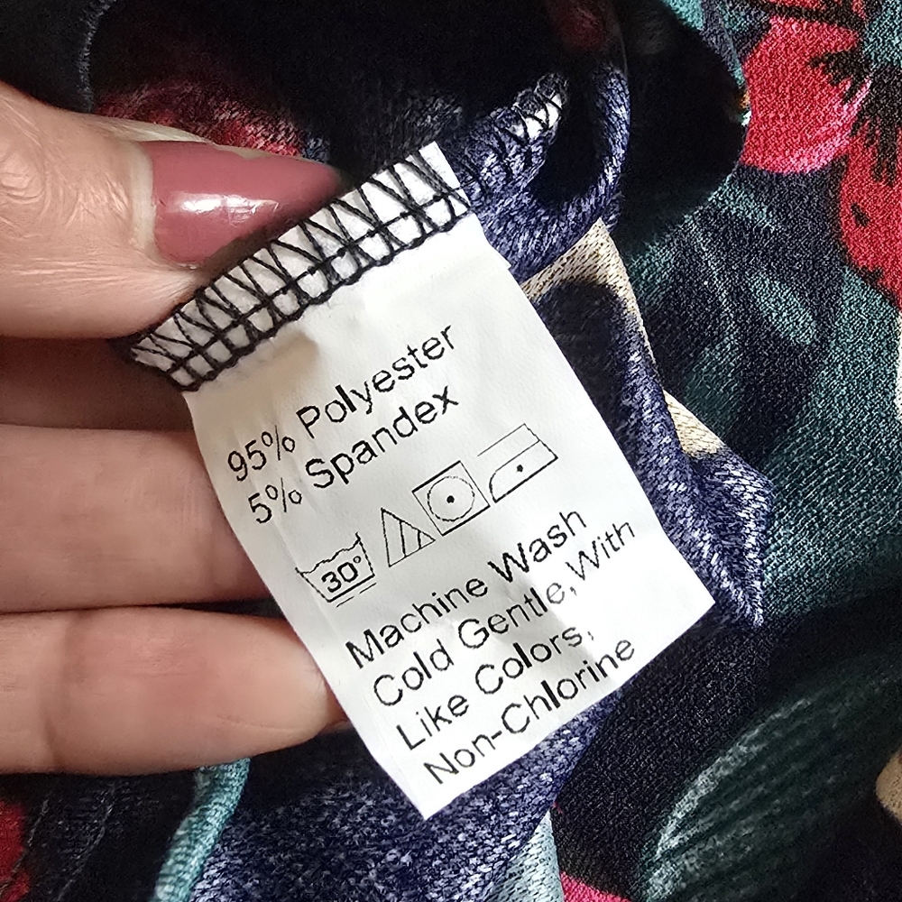 Dress color floral M - Picture 3 of 5